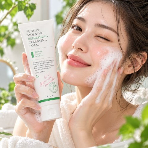 فوم شستشوی صورت اکسیس وای AXIS-Y Sunday Morning Refreshing Cleansing Foam حجم 120 میلی‌لیتر
