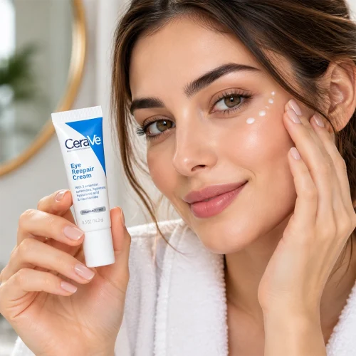 کرم دور چشم ترمیم کننده سراوی CeraVe Eye Repair Cream؛ آبرسان، روشن‌کننده و تقویت‌کننده پوست حساس اطراف چشم