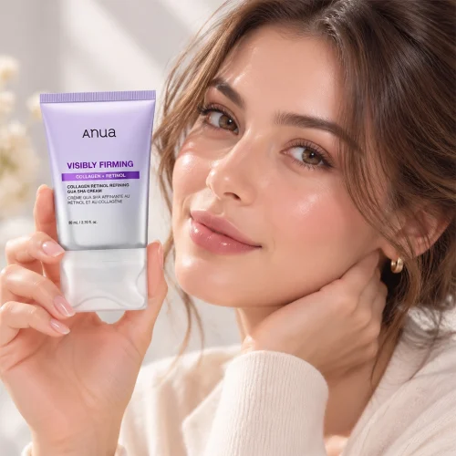 کرم لیفتینگ و ضدچروک گواشا آنواAnua Collagen Retinol Refining Gua Sha Cream