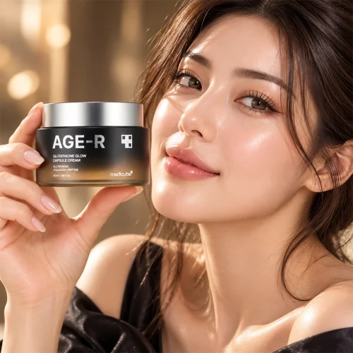 کرم کپسولی جوانساز مدیکیوب Medicube AGE-R Glutathione Glow Capsule Cream
