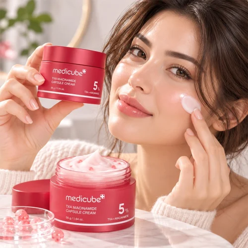 کرم کپسولی روشن‌کننده مدی‌کیوب Medicube TXA Niacinamide Capsule Cream